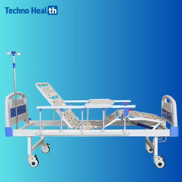 Two Function Manual Hospital Bed 3 Two Function Manual Hospital Bed - Backrest and Knee rest Option