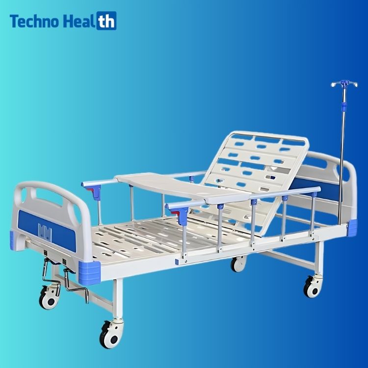 Two Function Manual Hospital Bed 2 Two Function Manual Hospital Bed with dinning table