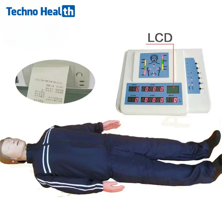 Electronic Adult CPR Training Manikin (Full Body) 2 CPR Training Manikin Dummy Adult Size