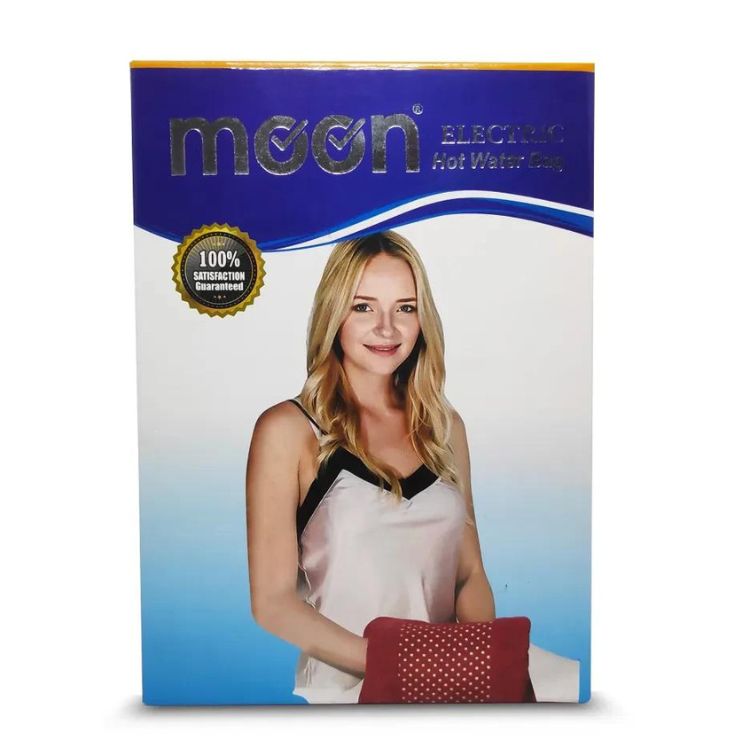 High Quality Moon Electric Hot Water Bag for Pain Relief 2 Moon Electric Hot Water Bag Packet