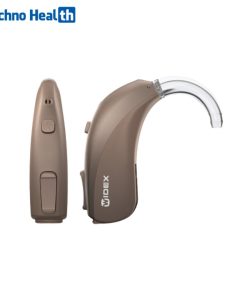 Widex Hearing Aid BTE 13 D 5 Widex BTE 13 D Hearing Aid Dark Cherry Color