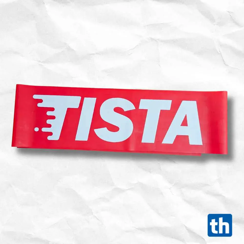 Tista TheraBand/Resistance Bands for Yoga & General Exercise 6 Tista Theraband (Resistance Band) Red Color