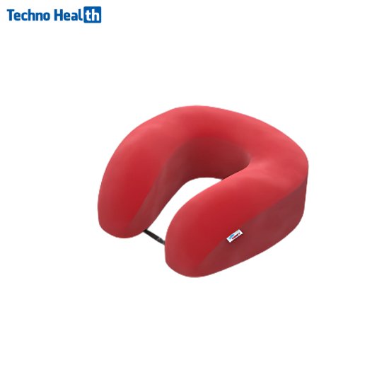 Comfy Neck Pillow - Oval Shape (Red) 1 Comfy Neck Pillow - Oval Shape (Red)