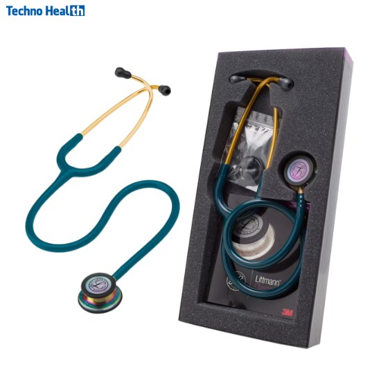 Littmann Classic III Stethoscope - Caribbean Blue Rainbow 2 Littmann Classic III Stethoscope (Caribbean Blue Rainbow)