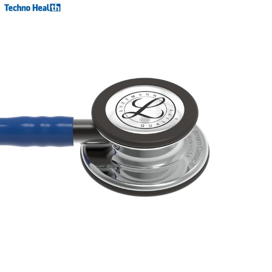 Littmann Classic III Stethoscope - Mirror Navy 2 Littmann Classic III Stethoscope - Mirror Navy (Chestpiece)