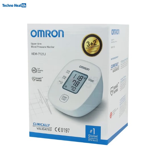 Automatic Blood Pressure Monitor Omron HEM-7121J 1 Automatic Blood Pressure Monitor HEM-7121J